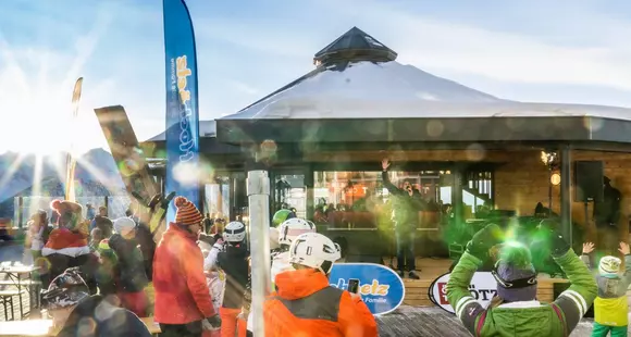 Top-Unterhaltung beim Skiopening in Hochoetz