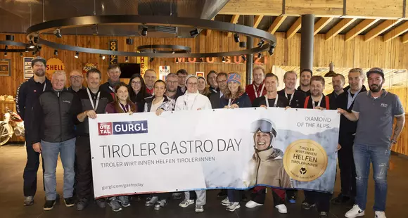 Tiroler Gastro Day in Gurgl erzielt 28.660,- Euro für heimische Familien