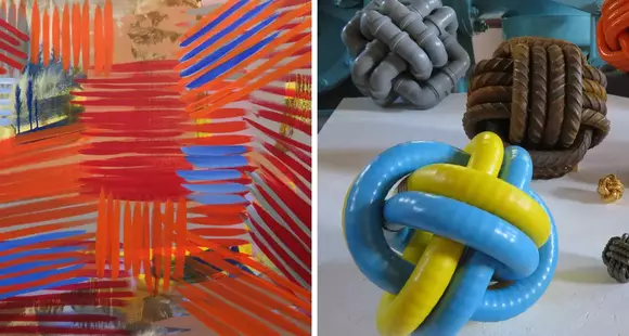 Farbe & Struktur von Helga Madera und Ludwig Blasy in der Galerie Kronburg