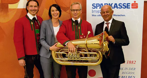 Neue Tuba für Stadtmusik Landeck-Perjen
