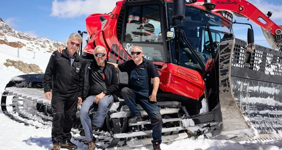 Comeback im Pistenbully-Cockpit