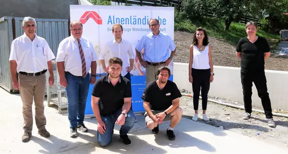 Alpenländische feierte Firstgleiche in Kirchbichl