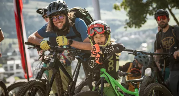 Bikespaß bei den Father & SonDays 2020 am Reschenpass