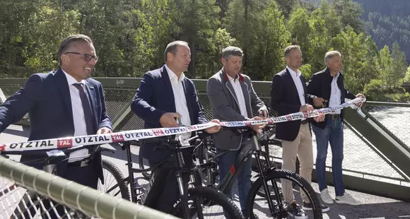 Ötztal feiert offizielle Eröffnung seines Rad-Highways